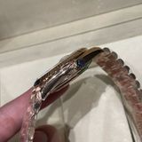  Rolex Day Date 228235  40mm Rose Gold Cọc Số Baguette Bản BEST 