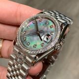  Đồng hồ Rolex DateJust 116231 mặt xà cừ tím - Replica 