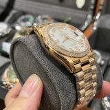  Đồng hồ Rolex Day-Date EW Factory 118348 36mm Lên Moissanite Hongkong - Replica 1:1 