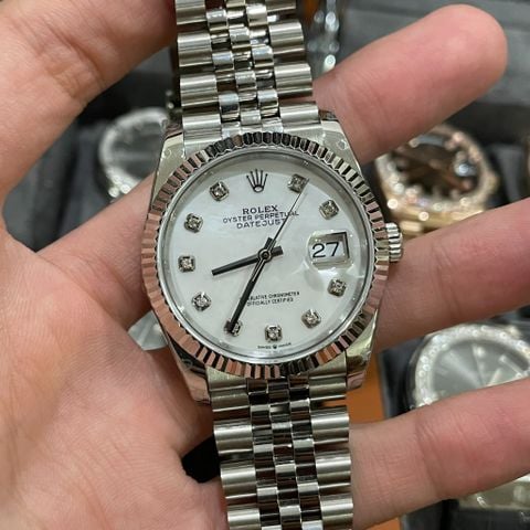  Đồng Hồ Rolex DateJust 36mm  GM 904L Kim Máy Thụy Sỹ 