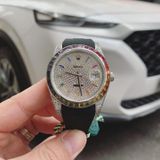  Đồng hồ Rolex Full Diamond 7 Sắc Replica 1:1 Thụy Sỹ 41mm 