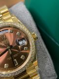  Rolex Day Date 36mm EW Độ Benzel Kim Moissanite Hongkong cực nét - Full Kiểm Định 