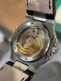  PATEK PHILIPPE NAUTILUS 5711 Blue PPF Lên Full Moissanite - Lên Dây cá sấu cực đẹp Full Kiểm Định 