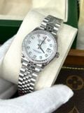  Cặp đôi ROLEX DATEJUST EW factory  Mặt  Khảm Trai v31/41mm White - Replica 1:1 