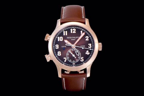  Đồng hồ  Patek Philippe Calatrava Pilot Travel Time 5524R GRF Swiss 89361 v42mm - Replica 1:1 