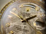  ROLEX DAY-DATE 36MM CHẾ TÁC ĐÍNH KIM CƯƠNG - MẶT SỐ THIÊN THẠCH REP 1:1 