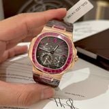  Patek Philippe Nautilus 5724/12R Rose Gold Ruby - Bọc Vàng Hồng 18k 