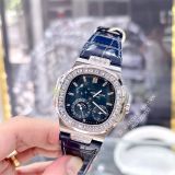  Patek Philippe 5724 Chế Tác 1:1 Swarovski Baguette 2023 