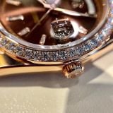  Đồng hồ Rolex Day-Date 40mm 228345RBR Chocolate Diamond Rose Gold 