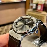  Hublot Classic Fusion Gray Chế Tác Kim Moissanite 