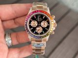  Đồng hồ nam Rolex Oyster Perpetual Cosmograph Daytona Rainbow 116595RBOW 1:1 