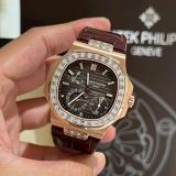  PATEK PHILIPPE 5724 BỌC VÀNG + KIM CƯƠNG MOISSANITE 