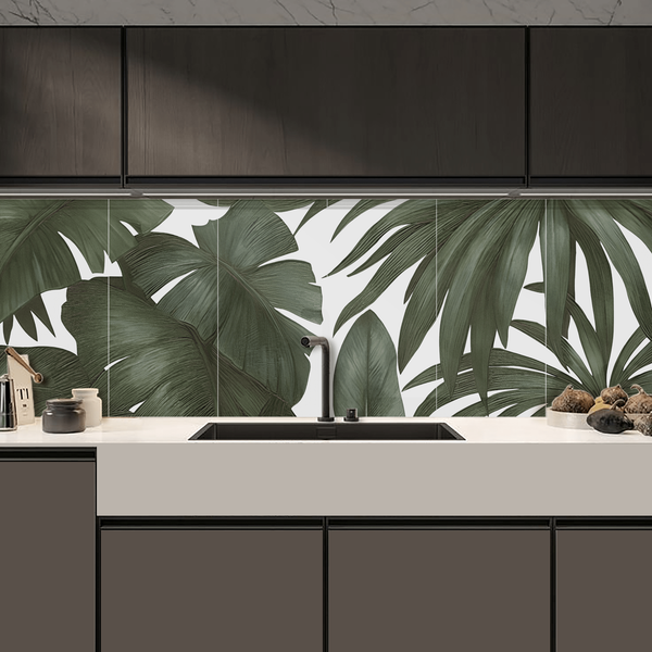  Gạch in hoạ tiết Tropical Leaves 