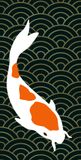 Gạch in hoạ tiết KOI FISH 