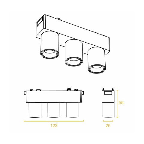  STARVIEW SMART LIGHTING - SSL-MT26-3TY 