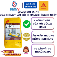 SIKA GROUT 214 -11 Vữa Rót Gốc Xi Măng Không Co Ngót