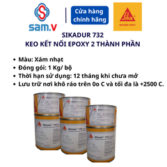 SIKADUR 732 KEO KẾT NỐI EPOXY HAI THÀNH PHẦN