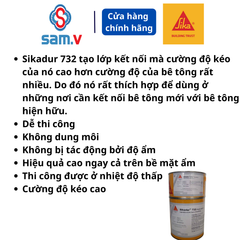 SIKADUR 732 KEO KẾT NỐI EPOXY HAI THÀNH PHẦN