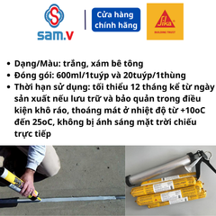 SikaFlex Contruction AP Keo trám khe vết nứt