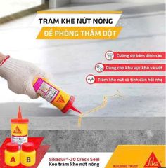 KEO EPOXY XỬ LÝ NỨT SIKADUR 20 CRACK SEAL