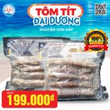 Tôm Tít (Bề Bề) Nguyên Con Hấp Hộp 1kg