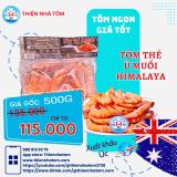  Tôm Thẻ Ủ Muối Himalaya Hộp 500g 