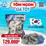 Tôm Thẻ Lột Nõn Chừa Đuôi Khay 500g