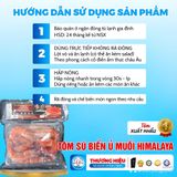  Tôm Sú Biển Ủ Muối Himalaya Hộp 1kg 