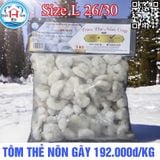  Tôm Thẻ Nõn Gãy (Vị Giòn - Ngọt)  - Thùng 10Kg 