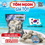 Tôm Thẻ Lột Nõn Chừa Đuôi (Vị Giòn - Ngọt)  Khay 500g