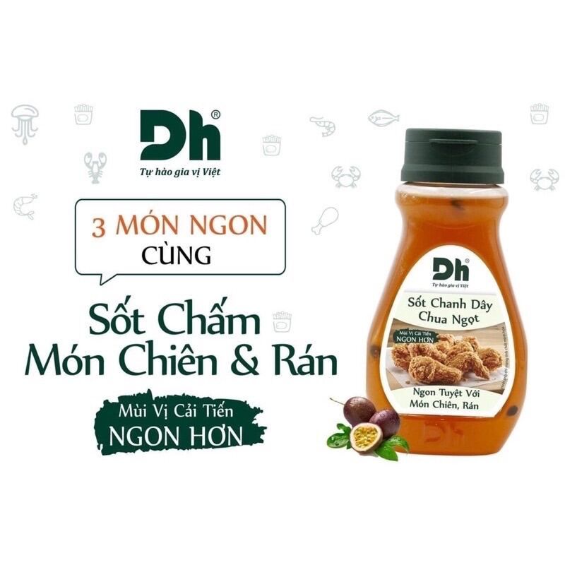  Sốt chanh dây chua ngọt 