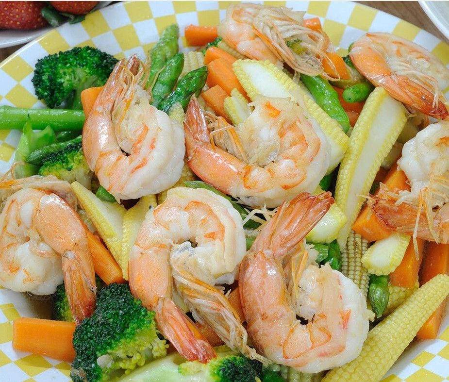  Tôm Sú Lột Nõn Chừa Đuôi (Vị Giòn - Ngọt)  thùng 10kg 