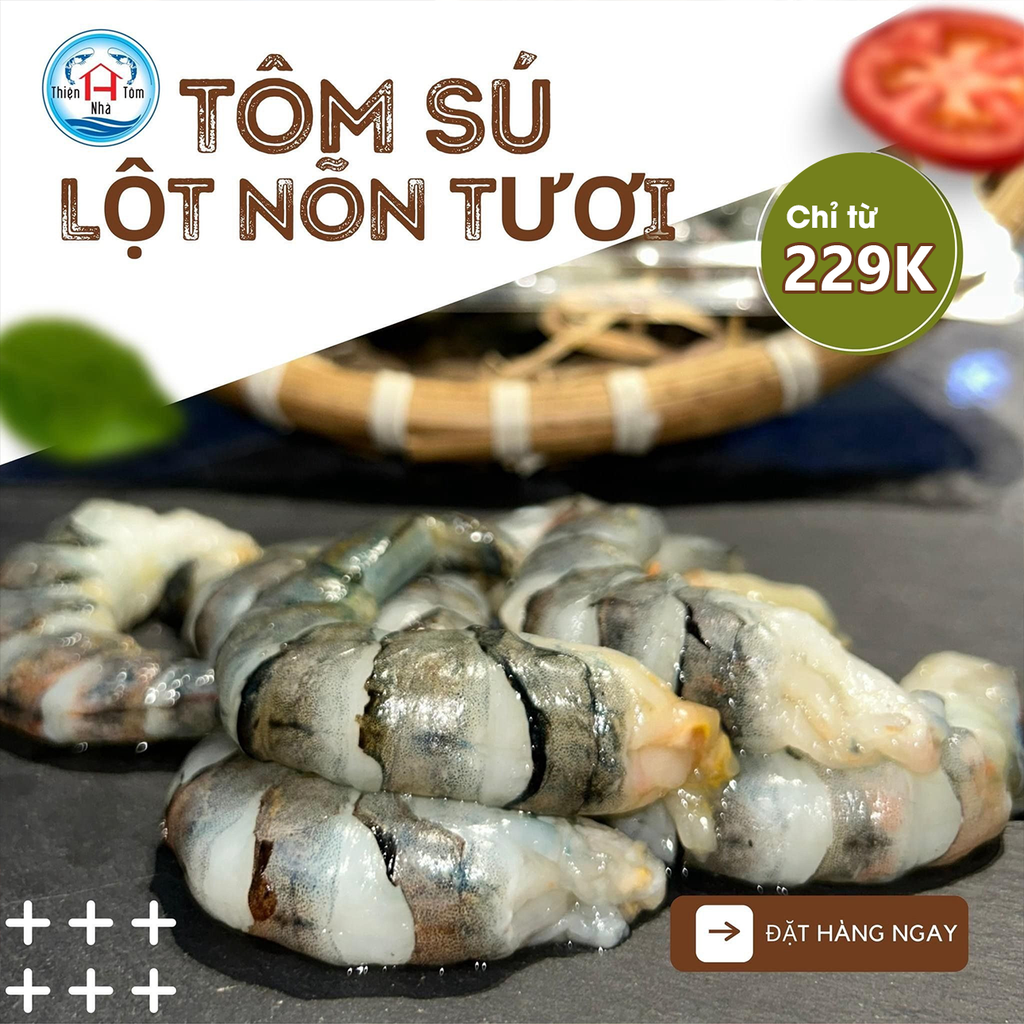  Tôm Sú Lột Nõn Tươi 