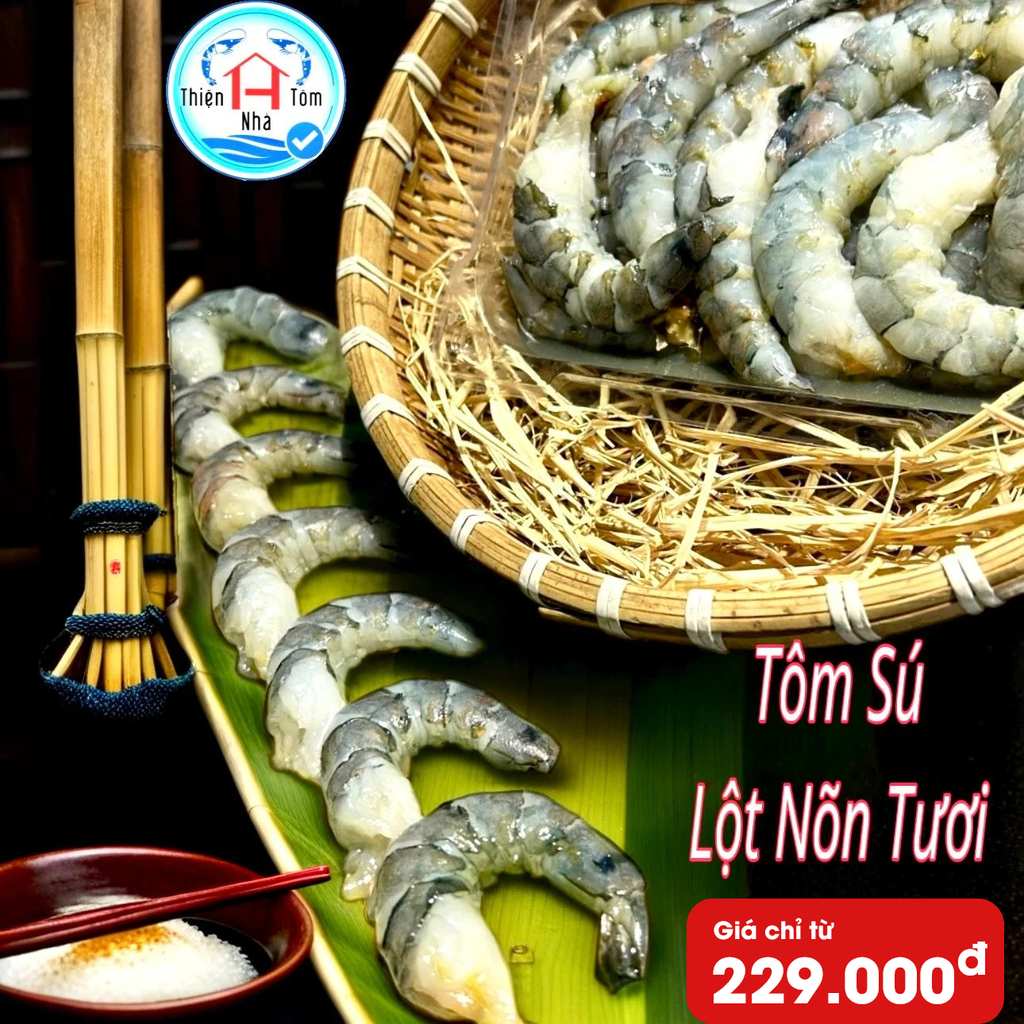  Tôm Sú Lột Nõn Tươi 