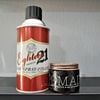 COMBO Sáp và Gôm tạo kiểu tóc nam 18.21 Man Made Clay Wax - 56g | Hair Spray 283g