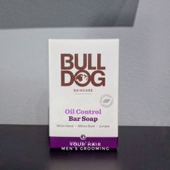 Xà phòng kiềm dầu da mặt & cơ thể cho da dầu Bulldog Oil Control Bar Soap - 200g