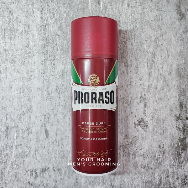  Bọt cạo râu nuôi dưỡng Proraso Shaving Foam Nourish 300ml & 400ml | Mùi Gỗ đàn hương - Sandalwood 