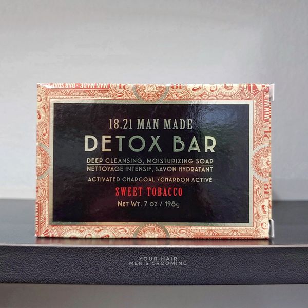  Xà phòng khử độc & dưỡng ẩm da 18.21 Man Made Detox Bar Soap - 198g 