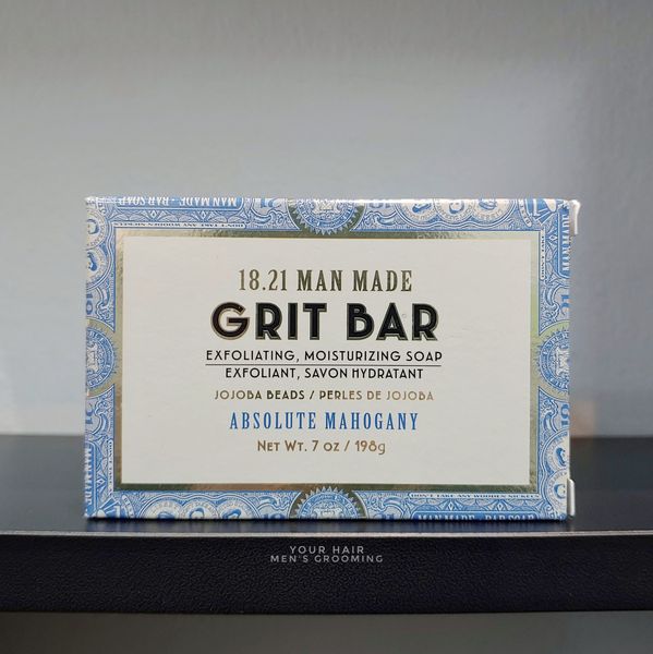  Xà phòng tẩy tế bào chết & dưỡng ẩm da 18.21 Man Made Grit Bar Soap 198g | Xà Bông 