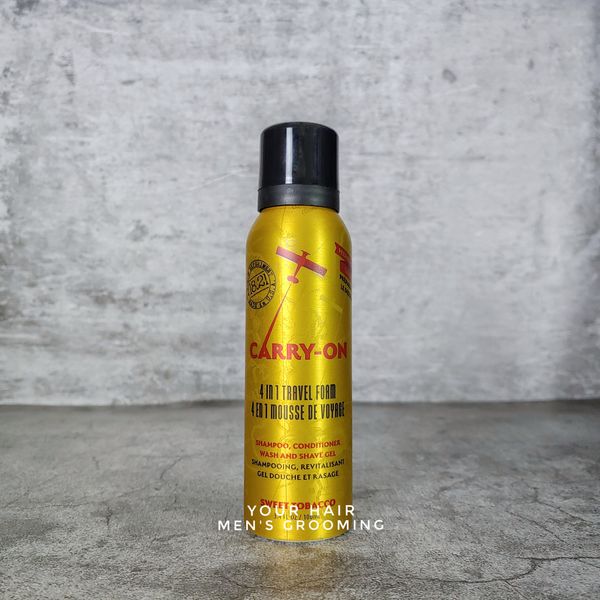  Tắm Gội Rửa Mặt Cạo Râu Dạng Bọt | 18.21 Man Made Carry On Travel Foam 4 in 1 - 100ml 