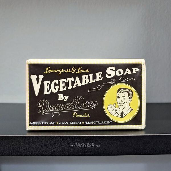  Xà phòng tự nhiên Dapper Dan Lemongrass & Limes Vegetable Soap - 190g | Mùi hương chanh sả 