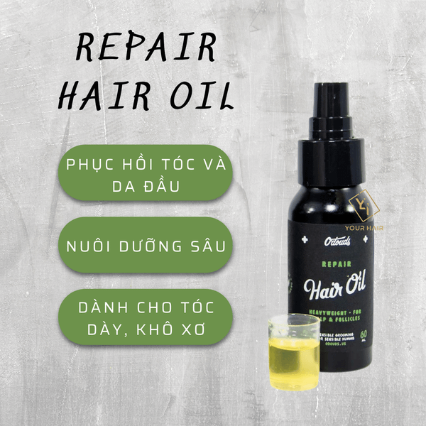  Tinh dầu dưỡng tóc phục hồi  O'douds Repair Hair Oil - 60ml 