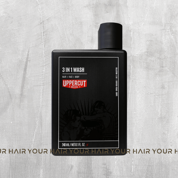  Dầu gội Sữa tắm Sữa rửa mặt UPPERCUT Deluxe 3in1 Wash - 240ml 