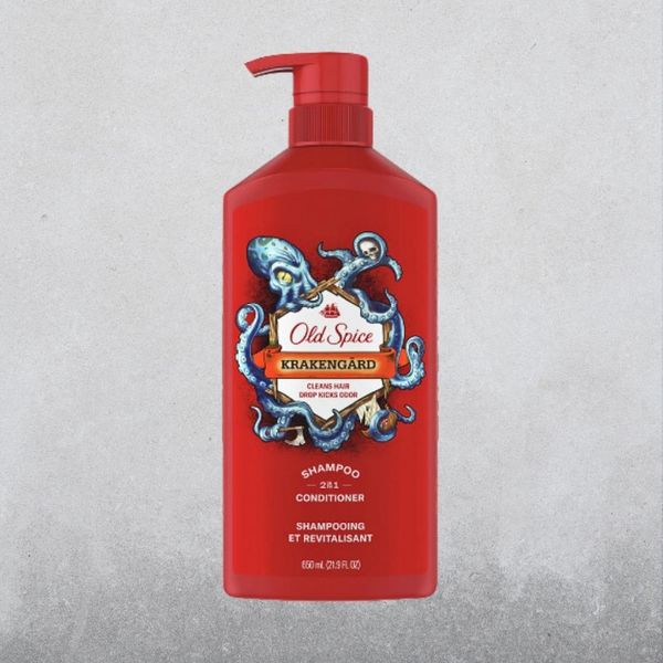  Dầu gội kèm dầu xả 2in1 Old Spice Shampoo & Conditioner Krakengard - 650ml 
