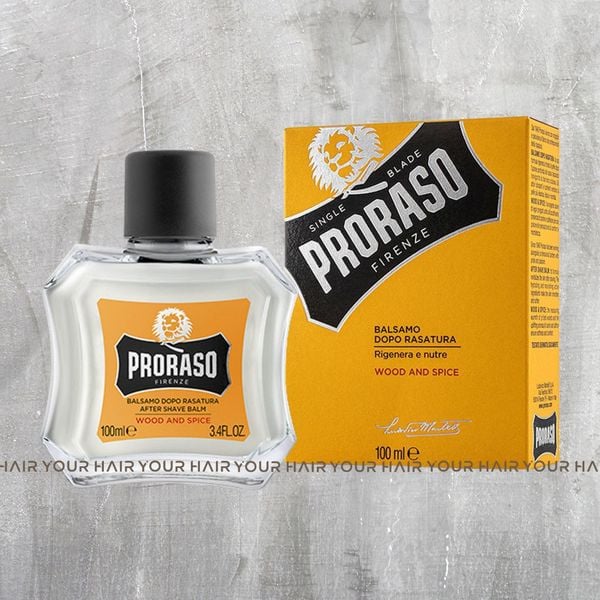  Kem Dưỡng Da Sau Cạo Proraso Single Blade Aftershave Balm Wood & Spice - 100ml 