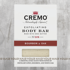 Xà phòng tắm CREMO No8 BOURBON & OAK EXFOLIATING BODY BAR