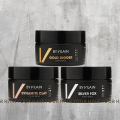 [Dùng Thử] 30ml | Sáp vuốt tóc By Vilain Dynamite Clay | Gold Digger | Silver Fox