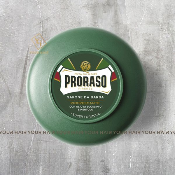  Xà phòng cạo râu Proraso SHAVING SOAP IN-A-BOWL REFRESHING nuôi dưỡng râu - 150ml 