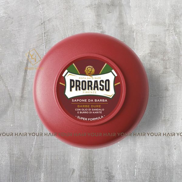  Xà phòng cạo râu Proraso SHAVING SOAP IN-A-BOWL NOURISHING FOR COARSE dành cho râu cứng - 150ml 