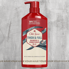Dầu gội kèm dầu xả 2in1 Old Spice Shampoo & Conditioner Thick & Full - 650ml